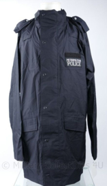 Britse Metropolitan police black lightweight Foul weather jacket Anorak regenjas - nieuw - maat 191/115- origineel