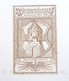 WO1 Duitse Postkarte Delmenhorst Weltkrieg 1914-1916 uit 1916 - 14,5 x 9 cm - origineel