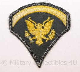 US Army Vietnam oorlog arm emblemen - rang Specialist Five - Cut edge - afmeting 7,5 x 8 cm - origineel