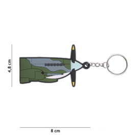 Sleutelhanger 3D PVC - WW2 Spitfire