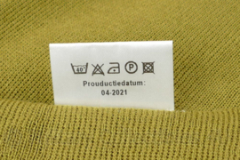KL leger colsjaal khaki - 50% Acrylic   en 50% Merino wool - origineel Nederlands leger