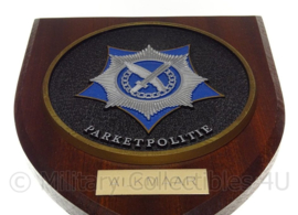 Nederlandse Parketpolitie Alkmaar wandbord - zeldzaam - 18 x 15 cm - origineel