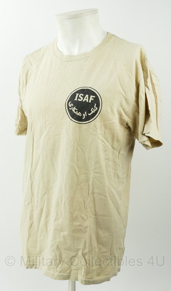 KL T-shirt ISAF Physical Training - maat Medium - gedragen - origineel