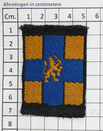 Nederlands net naoorlogs embleem Staf van de Inspecteur General der Koninklijke Landmacht  -  7 x 5 cm -origineel
