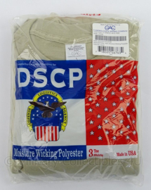 US Army GI Shirt Khaki  Made in USA ONGEDRAGEN - size 42-44 = LARGE  - origineel