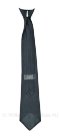 KL Nederlandse leger en overheid stropdas met clip cliptie 50 cm - zwart - 100% polyester - origineel