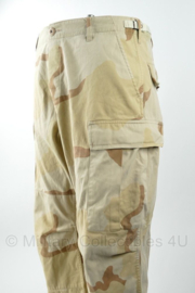US Army Three Color Desert Camouflage trousers uniform broek - maat Large Regular - gedragen - origineel