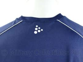 Korps Mariniers T-shirt met korte mouw - 2e amfibische gevechtsgroep - Craft - blauw met wit - maat Large - gedragen - origineel