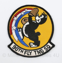 USAF US Air Force 90th Fly TNG SQ 90 Flying Training Squadron patch met klittenband - 11,5 x 10 cm - origineel