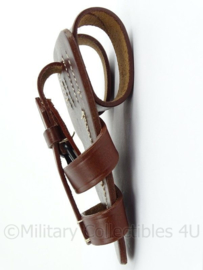 Holster P08 Luger - bruin leer - open officiers model
