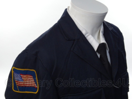 US Police uniform jacket donkerblauw - maat Small - origineel