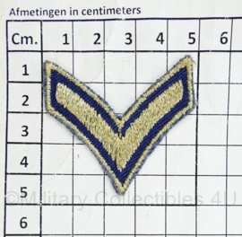 Nederlandse onbekende kleine rangstrepen - PAAR  - 5 x 5 cm - origineel