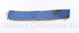 Nederlands leger 10 R.I. straatnaam paar 10 Regiment Infanterie 1944 tm 1946 - heeft vlekje  - 12,5 x 2 cm - origineel