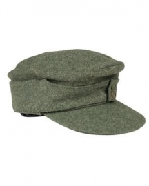 M43 pet Heer of SS - feldgrau Groen