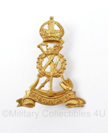 WO2 Britse Royal Pioneer Corps cap badge - King's crown - 4,5 x 3,5 cm - origineel