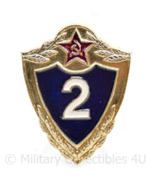 Russische leger Military Proviciency badge 2nd class insigne - 4,5 x  3,5 cm - origineel