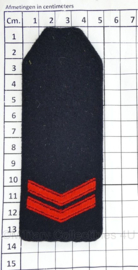 Korps Mariniers Sergeant epauletten - 13 x 5 cm - origineel