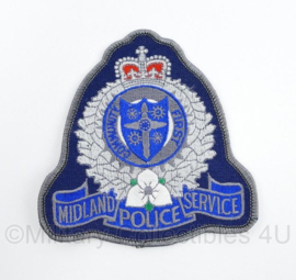 Embleem Britse  Midland Police Service  - 11 x 11 cm - origineel