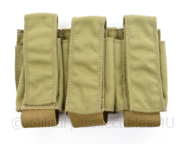 Eagle Industries Triple 40 MM pouch MOLLE coyote ook voor de Glock17 magazijnen 40mm - maker Eagle Industries - 18 x 12 x 3 cm - origineel