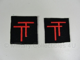 British 50th Infantry Division Patch set - "Northumberland"