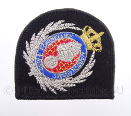 KMAR Koninklijke Marechaussee baret embleem, Officier - embroidered versie