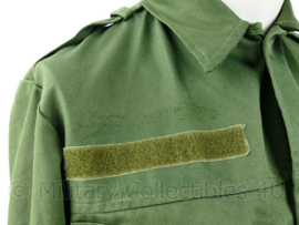 Zeldzame KL basis jas 1e model begin jaren 90  in groen - kleur groen van M78 kleding - 6080/8590 - origineel