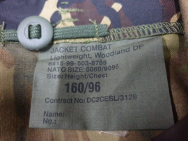Brits DPM camo Jacket combat lightweight S95- goede staat! - 160/104 -  Origineel