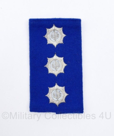 Korps Rijkspolitie ENKELE epaulet - Officier 1e klasse - 10 x 5,5 cm -  origineel