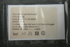 KL GLT platte pet met blauwe bies - maat 57½ - origineel