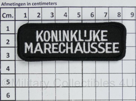 Kmar Koninklijke Marechaussee nieuw model straatnaam PAAR - 8 x 3 cm - origineel