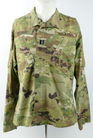 US Army Coat Army Combat uniform Multicam jacket Captain Burke - maat Medium Short = 6070/9404 - licht gedragen - origineel