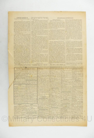 WO2 Duitse krant Frankische Tageszeitung nr. 243 18 oktober 1944 - 47 x 32 cm - origineel