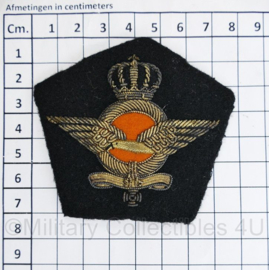 Klu Luchtmacht embleem voor GLT Gala tenue pet - 8 x 7 cm - origineel