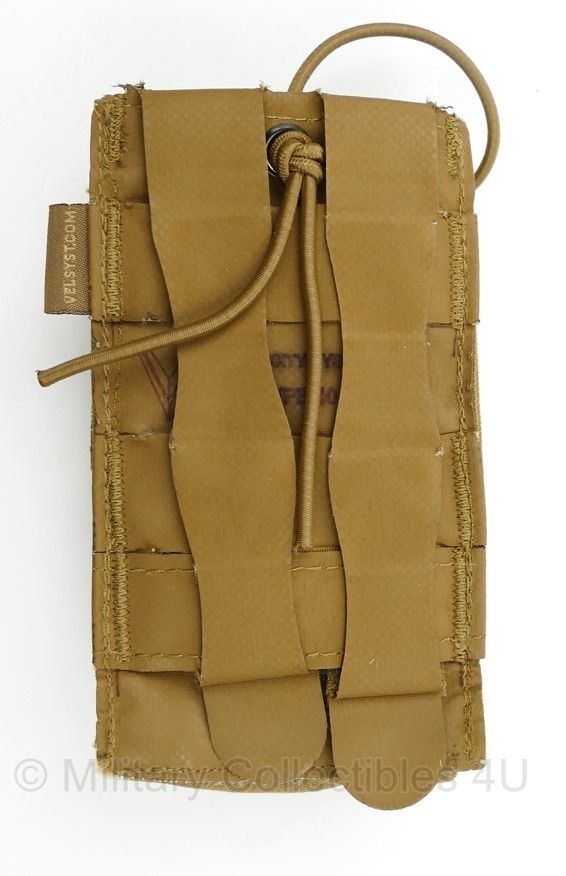 Velocity Systems VPB-10 Helium Whisper MBITR/152 Radio Pouch Coyote - 8½ x 4½ x 15 cm - origineel