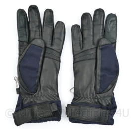 Defensie en Kmar Koninklijke Marechaussee Tactical gloves Aramide/Leder - Donkerblauw - maat 6 tm. 8 - origineel