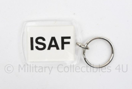 ISAF sleutelhanger - 8,5 x 4 cm - origineel