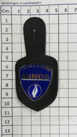 Belgische Federale Politie Lokale Politie Minos borsthanger - 10,5 x 5 cm - origineel