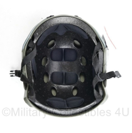 Politie en DSI MICH fast helm foliage grey DSI Helm MET visier - replica