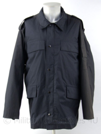 Donkerblauwe parka met voering - maat L - origineel leger