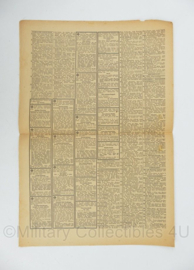 WO2 Duitse krant Tageszeitung nr. 221 21 september 1943 - 47 x 23 cm - origineel