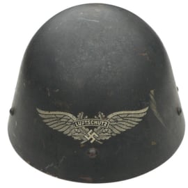 Decal Luftschutz - groot model voor op de voorzijde van de helm