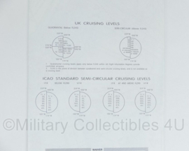 Royal Canadian Air Force Flight Information En Route Low Altitude North Sea West UK(L)5 - 26,5 x 12,5 cm - origineel