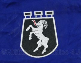 Defensie 11 Tankbataljon halsdoek blauw - origineel