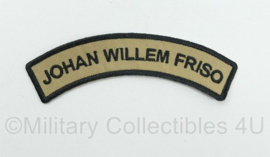 KL Nederlandse leger JWF Regiment Infanterie Johan Willem Friso straatnaam - 10,5 x 3,5 cm - origineel