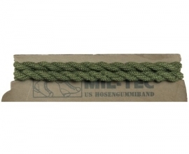 Broek elastiek - blousing band - groen - 1 paar