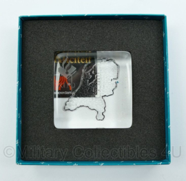 KLPD  Euro 2000 aandenken in origineel doosje - afmeting 12 x 12 x 2,5 cm - origineel