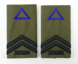 KLU Luchtmacht Korporaal 1e Klasse epauletten GVT - 9½ x 5 cm - origineel