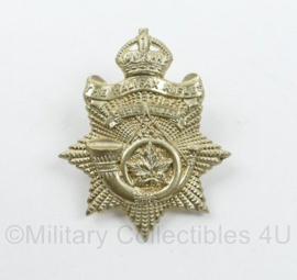 WO2 canadese cap badge Kings Crown - Canadian Halifax Rifles - 5 x 4 cm - origineel