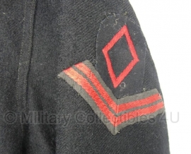 Koninklijke Marine Matrozen hemd met insignes  50'er jaren Baaienhemd -maat 46 -  origineel