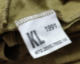 KL leger colsjaal khaki wol /  katoen - origineel Nederlands leger